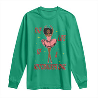Black Nutcracker Long Sleeve Shirt The Life Of A Ballet Girl - Wonder Print Shop