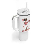 Black Nutcracker Tumbler With Handle The Life Of A Ballet Girl - Wonder Print Shop