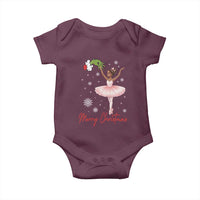Black Nutcracker Ballet Baby Onesie Merry Christmas - Wonder Print Shop