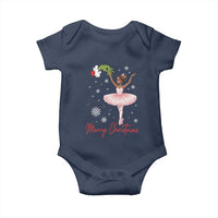 Black Nutcracker Ballet Baby Onesie Merry Christmas - Wonder Print Shop