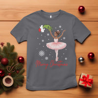 Black Nutcracker Ballet T Shirt Merry Christmas - Wonder Print Shop