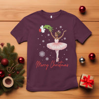 Black Nutcracker Ballet T Shirt Merry Christmas - Wonder Print Shop