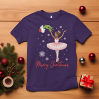 Black Nutcracker Ballet T Shirt Merry Christmas - Wonder Print Shop