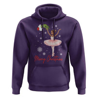 Black Nutcracker Ballet Hoodie Merry Christmas - Wonder Print Shop