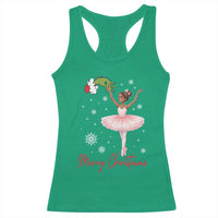 Black Nutcracker Ballet Racerback Tank Top Merry Christmas - Wonder Print Shop