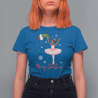 Black Nutcracker Ballet T Shirt For Women Merry Christmas - Wonder Print Shop