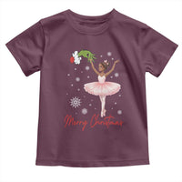 Black Nutcracker Ballet Toddler T Shirt Merry Christmas - Wonder Print Shop