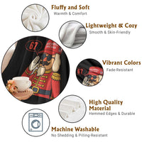 67 Six Seven Christmas Meme Throw Blanket Funny Nutcracker Make Xmas Great Again - Wonder Print Shop