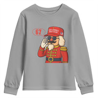 67 Six Seven Christmas Meme Youth Sweatshirt Funny Nutcracker Make Xmas Great Again - Wonder Print Shop