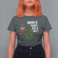 Black Nutcracker Christmas T Shirt For Women Who Is Ready For A Nut - Wonder Print Shop