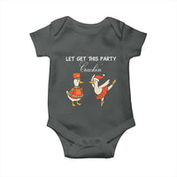 Funny Nutcracker Goose Christmas Baby Onesie Let Get This Party Crackin - Wonder Print Shop