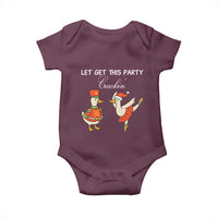 Funny Nutcracker Goose Christmas Baby Onesie Let Get This Party Crackin - Wonder Print Shop