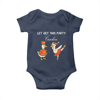 Funny Nutcracker Goose Christmas Baby Onesie Let Get This Party Crackin - Wonder Print Shop