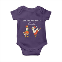 Funny Nutcracker Goose Christmas Baby Onesie Let Get This Party Crackin - Wonder Print Shop