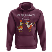Funny Nutcracker Goose Christmas Hoodie Let Get This Party Crackin - Wonder Print Shop