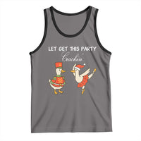 Funny Nutcracker Goose Christmas Tank Top Let Get This Party Crackin - Wonder Print Shop