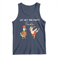 Funny Nutcracker Goose Christmas Tank Top Let Get This Party Crackin - Wonder Print Shop
