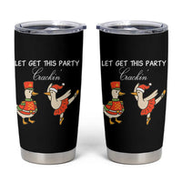 Funny Nutcracker Goose Christmas Tumbler Cup Let Get This Party Crackin - Wonder Print Shop
