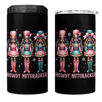 Howdy Nutcracker Cowgirl Christmas Western Country 4 in 1 Can Cooler Tumbler - Wonder Print Shop