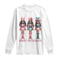 Howdy Nutcracker Cowgirl Christmas Western Country Long Sleeve Shirt - Wonder Print Shop