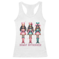 Howdy Nutcracker Cowgirl Christmas Western Country Racerback Tank Top - Wonder Print Shop