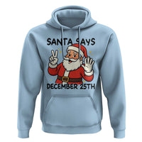 Santa Christmas December 25th Season Hoodie - Wonder Print Shop