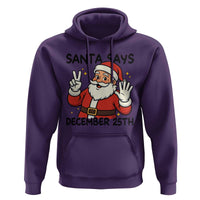 Santa Christmas December 25th Season Hoodie - Wonder Print Shop