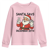 Santa Christmas December 25th Season Youth Sweatshirt - Wonder Print Shop