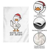 67 Six Seven Chirtsmas Meme Garden Flag Funny Silly Goose - Wonder Print Shop