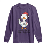 67 Six Seven Chirtsmas Meme Long Sleeve Shirt Funny Silly Goose - Wonder Print Shop