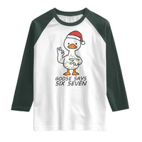 67 Six Seven Chirtsmas Meme Raglan Shirt Funny Silly Goose - Wonder Print Shop