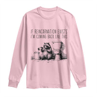 Funny Drunk Raccoon Long Sleeve Shirt Trashed Panda Meme - Wonder Print Shop