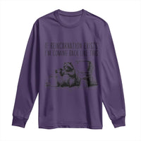 Funny Drunk Raccoon Long Sleeve Shirt Trashed Panda Meme - Wonder Print Shop