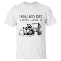Funny Drunk Raccoon T Shirt Trashed Panda Meme - Wonder Print Shop