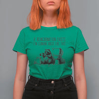 Funny Drunk Raccoon T Shirt For Women Trashed Panda Meme - Wonder Print Shop
