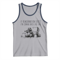 Funny Drunk Raccoon Tank Top Trashed Panda Meme - Wonder Print Shop
