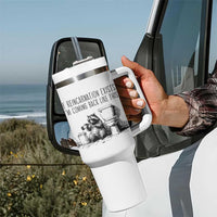Funny Drunk Raccoon Tumbler With Handle Trashed Panda Meme - Wonder Print Shop
