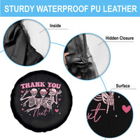 Funny Skeleton Anti Valentines Spare Tire Cover - Wonder Print Shop