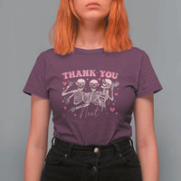 Funny Skeleton Anti Valentines T Shirt For Women - Wonder Print Shop