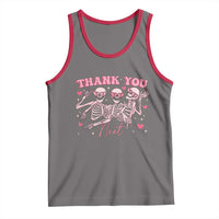 Funny Skeleton Anti Valentines Tank Top - Wonder Print Shop