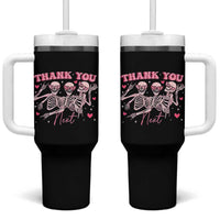 Funny Skeleton Anti Valentines Tumbler With Handle - Wonder Print Shop