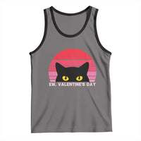 Funny Black Cat Anti Valentine Meme Tank Top - Wonder Print Shop