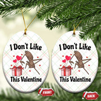 Marcus The Worm Meme Ceramic Ornament I Do Not Like This Valentine - Wonder Print Shop