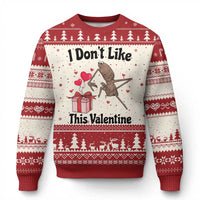 Marcus The Worm Meme Ugly Christmas Sweater I Do Not Like This Valentine - Wonder Print Shop