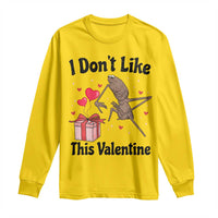 Marcus The Worm Meme Long Sleeve Shirt I Do Not Like This Valentine - Wonder Print Shop