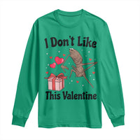Marcus The Worm Meme Long Sleeve Shirt I Do Not Like This Valentine - Wonder Print Shop