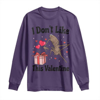 Marcus The Worm Meme Long Sleeve Shirt I Do Not Like This Valentine - Wonder Print Shop