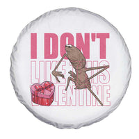 Marcus The Worm Funny Valentine Meme Spare Tire Cover I Don't Like This Valentine