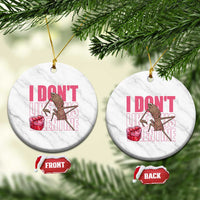 Marcus The Worm Funny Valentine Meme Ceramic Ornament I Don't Like This Valentine