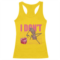 Marcus The Worm Funny Valentine Meme Racerback Tank Top I Don't Like This Valentine